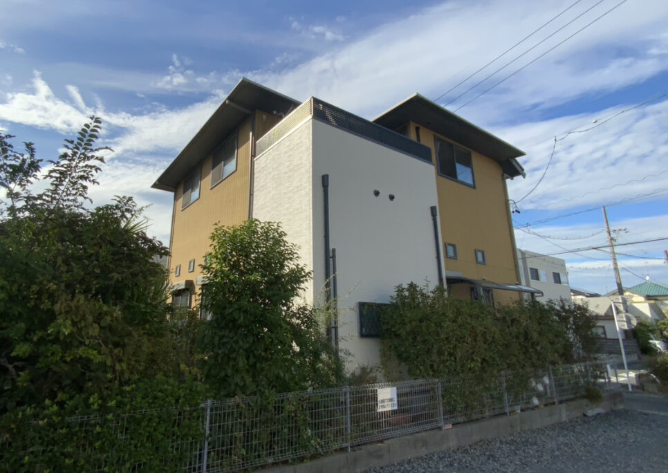 浜松市中央区|東若林町 O様邸|屋根カバー工法壁塗装|2025年12月完工