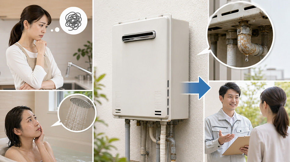 給湯器の交換タイミングはいつ