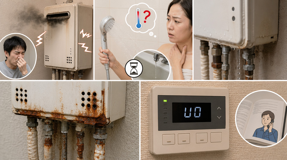 給湯器の寿命を縮めるNGな使い方と長持ちさせるコツ