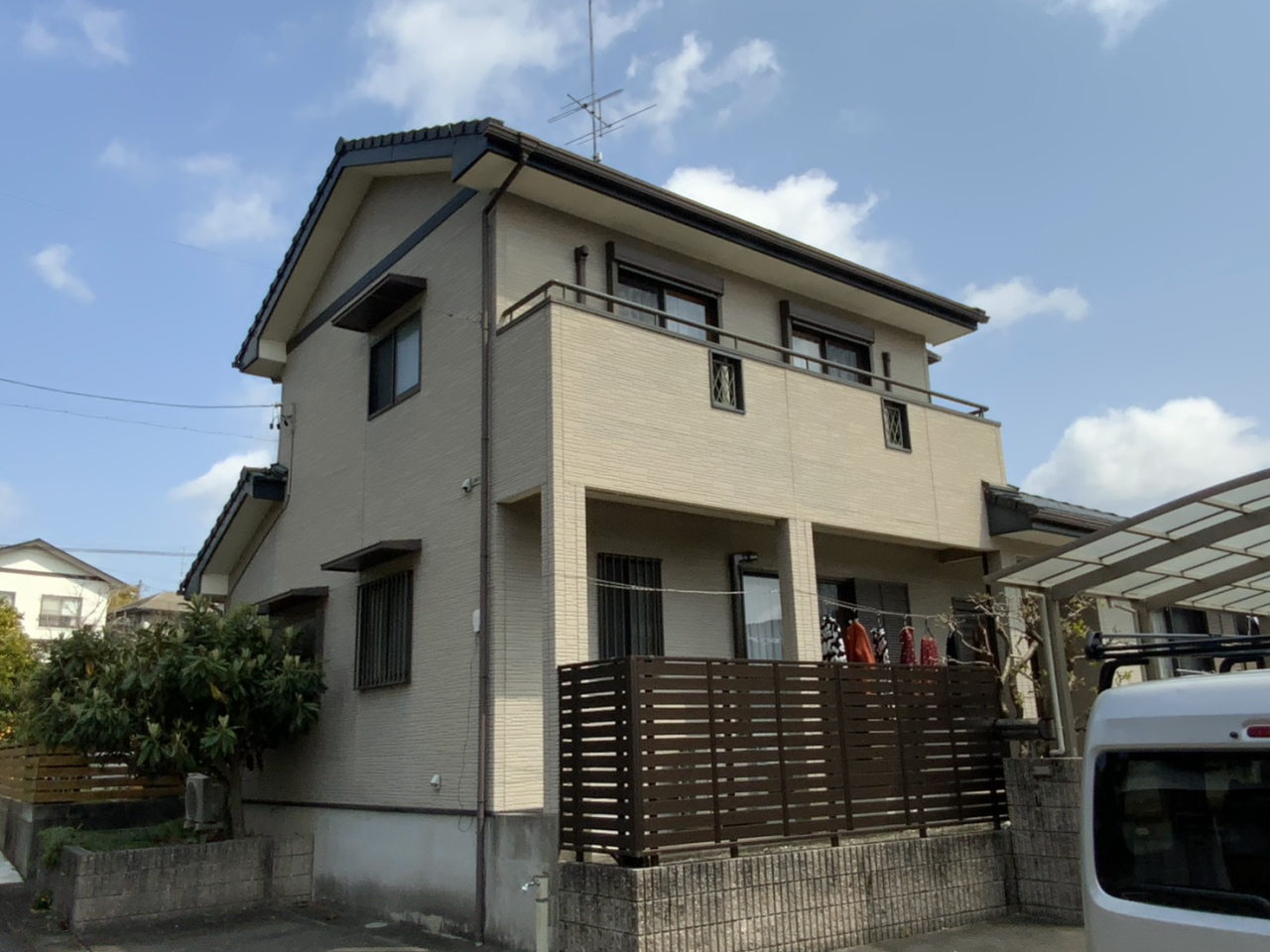 磐田市｜見付　M様邸｜外壁塗装｜2026年6月完工
