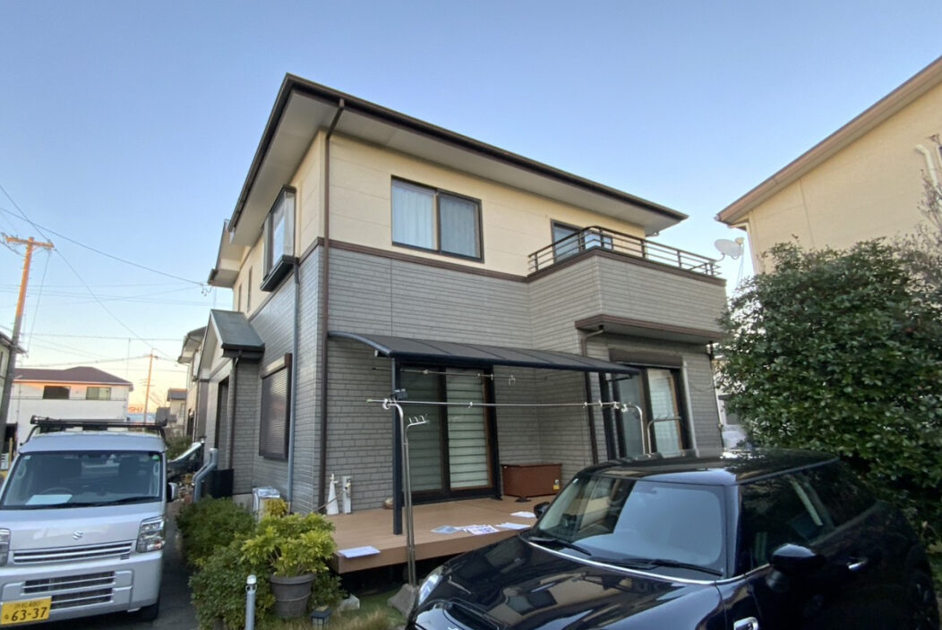 浜松市中央区｜篠原町　M様邸｜外壁塗装｜屋根カバー2026年6月完工